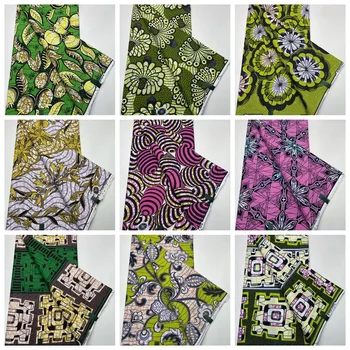  африканская ткань с восковым принтом хлопок 100% анкара ткань африканский настоящий восковой принт ткань для пошива платья 2022 модный дизайн распродажа прямо сейчас