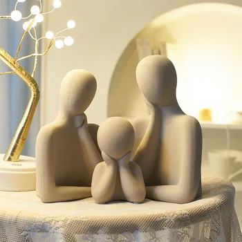  Семейные формы для тела, силиконовые формы для свечей, Портрет Мыслителя, Ароматическая свеча для изготовления подарков ручной работы, Гипсовая форма для домашнего декора