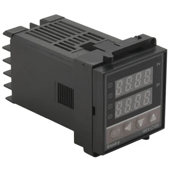  Цифровой регулятор температуры с несколькими входами REX-C100, Профессиональная сигнализация 0 ℃-1300 ℃ для электроэнергетики, химической промышленности.