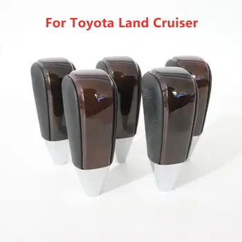  Ручка переключения автоматической коробки передач для Toyota Land Cruiser 200 2008 2009 2010 2011 2012 2013 2014 2015 из черного и персикового дерева