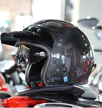  RHKC Карбоновый ретро мотокросс 3/4 внедорожный шлем Мотоциклетный Полушлем Мотоциклетный шлем Four Seasons