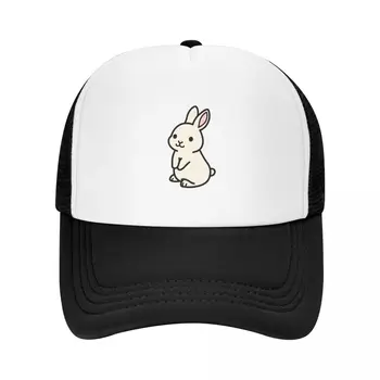  Бейсболка White Bunny, прямая поставка, джентльменская шляпа, кепка женская мужская