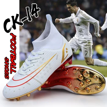  Качественная обувь для футзала, американского футбола, футбольные бутсы Messi, бутсы Chuteira Campo, тренировочные кроссовки, нескользящая женская обувь TF / AG