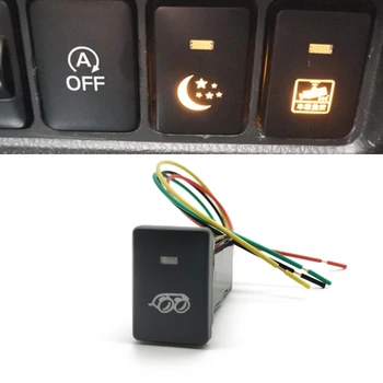  Кнопка включения-выключения выхлопной системы автомобиля с оранжевым светом с соединительным проводом для Suzuki Jimny 2019 2020 2021