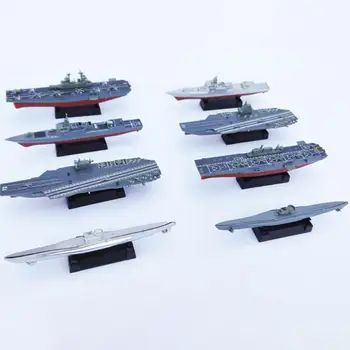  8 предметов 4D пазлов Модель корабля, игрушки-головоломки, витрина современной коллекции, модель авианосца для взрослых, детей, мальчиков, девочек, детей