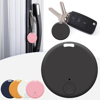  Совместимое с Bluetooth тонкое круглое устройство слежения, портативные легкие устройства для поиска предметов для кошелька, портмоне для ключей