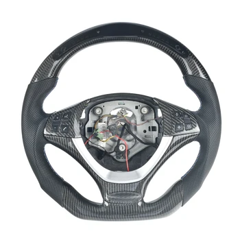  Изготовленное на заказ глянцевое рулевое колесо из углеродного волокна для bmw X5 X6 E70 E71 / Доступно для всех моделей автомобилей