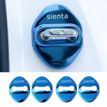  Для 4ШТ крышки дверного замка автомобиля Защитите автомобильные аксессуары для Sienta 10 серии 2022 2023 Наклейка на автомобиль