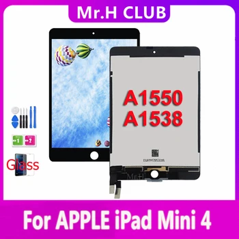  ЖК-дисплей Для Apple iPad Mini4 С Сенсорным Экраном Digitzer, Высококачественная Сборка, Замена Для iPad mini 4 A1538 A1550