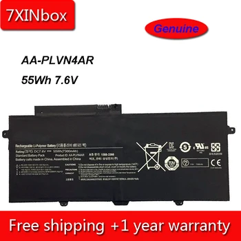  7XINbox 55Wh 7,6 V Подлинный Аккумулятор для ноутбука AA-PLVN4AR Samsung NP-940X3G NP-910S5J NP-930X3G 940X3G NP910S5J BA43-00364A