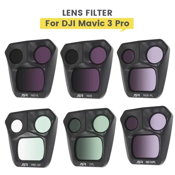  Фильтры объектива для Камеры Mavic 3 Pro Filter UV CPL ND8 ND16 ND32 ND64 Набор Фильтров NDPL для Аксессуаров Дрона DJI Mavic 3 Pro