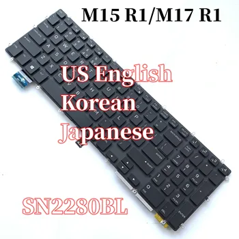  100% Новый американский JP корейский для Dell Alienware M15 R1 M17 R1 2019 клавиатура с подсветкой ноутбука 1PGHR 01PGHR SN2280BL