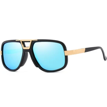  Модные поляризованные Солнцезащитные очки Мужские 2020 Ретро Бренд Солнцезащитные очки для вождения Высококачественные алюминиевомагниевые дужки Металлические очки Pilot