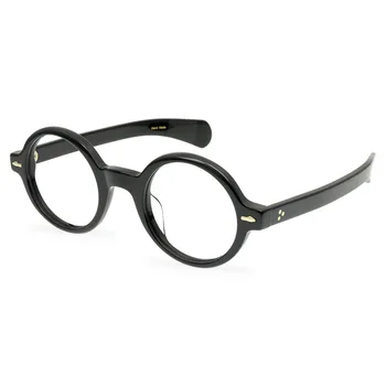  Ретро тренд круглая оправа очки для близорукости Элегантная нишевая оправа литературные молодежные оптические очки Студенческие хипстерские очки ручной работы