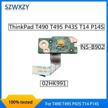  SZWXZY Оригинал Для Lenovo ThinkPad T490 T495 P43S T14 P14S Распределительная плата 02HK991 NS-B902 100% Протестирована Быстрая Доставка