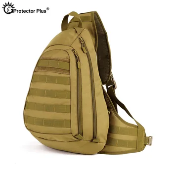  PROTECTOR PLUS Тактический рюкзак 14 дюймов для ноутбука, военно-полевая нагрудная сумка для занятий спортом на открытом воздухе, пеший туризм, водонепроницаемые сумки на одно плечо
