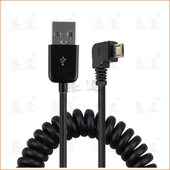  1 М/2,5 М USB2.0 micro usb мужской пружинный Выдвижной эластичный кабель синхронизации данных зарядки для samsung HTC LG 2 М