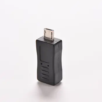  500 шт./лот Адаптер Micro USB Male to Mini USB Female Зарядное устройство для передачи данных Конвертер Connecter Оптом
