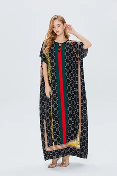  Новый стиль Африканской женской одежды Дашики Абайя, модная газовая ткань, блестки, рукав 