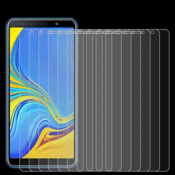  50 шт Пленка из закаленного стекла 0,26 мм 9H 2.5D для Galaxy A7 (2018), без розничной упаковки