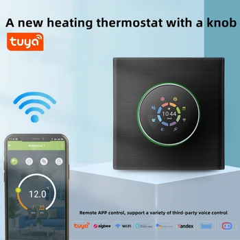  Интеллектуальный WiFi термостат Регулятор температуры для газового котла Электрический индикатор влажности теплого пола Работает с Google Home