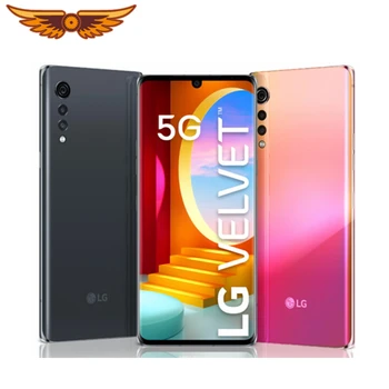  LG Velvet 5G LG G900VM Оригинал США 6,8 Дюйма Восьмиядерный 6 ГБ ОЗУ 128 ГБ ПЗУ 48 Мп 5G Мобильный телефон с одной SIM-картой Android Мобильный телефон
