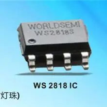  WS2818; Двухсигнальные провода с 3-канальной микросхемой светодиодного драйвера; частота обновления: 2 кГц / с; тот же протокол, что и WS2811S, но с двухсигналь-ными проводами