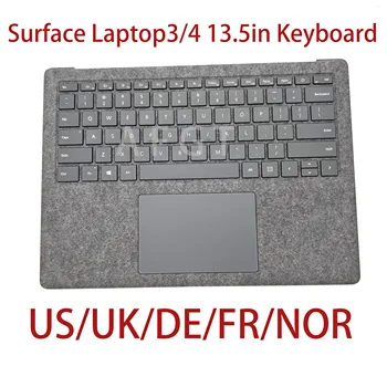  НОВАЯ Оригинальная Клавиатура для ноутбука Surface Laptop3 4 Металлическая в сборе 1868 1867 1951 13,5 дюймов Gary США Великобритания DE FR NOR