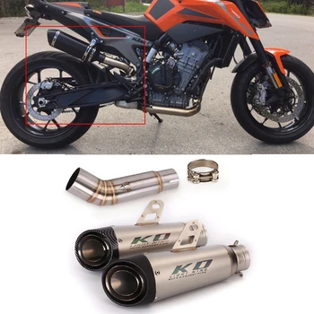  Накладной комплект выхлопных газов для мотоцикла из нержавеющей стали, аксессуары для заднего выхода мотоцикла, модифицированные для DUKE 790 2022