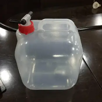  Контейнер для воды Многоразовый мешок для воды из полиэтиленового материала для пополнения запасов воды Безопасный складной мешок для воды для кемпинга с самостоятельным вождением