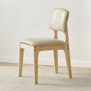  Роскошное деревянное кресло для спальни, Минималистичная столовая, Скандинавский шезлонг, креативная современная мебель для квартиры Muebles Para El Hogar