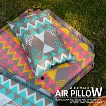  Портативная надувная подушка Сверхлегкая для путешествий на открытом воздухе, для кемпинга, Воздушная подушка для шеи, подушка для талии, подголовник для автомобиля, самолета, путешествия