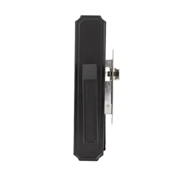  Дверная ручка из прочного алюминиевого сплава с антиоксидантами Простой монтаж Прямой дверной рычаг с 3 ключами для ремонта