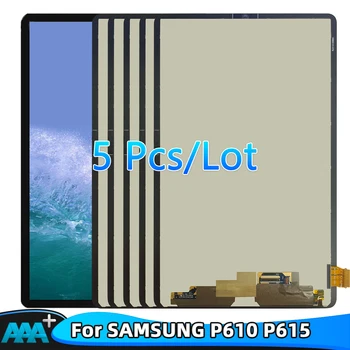  5шт 100% Тест Для Samsung Galaxy Tab S6 Lite P610 P615 SM-P610 SM-P615 ЖК-Экран Сенсорный Дисплей Стеклянная Панель Оцифровка Замена